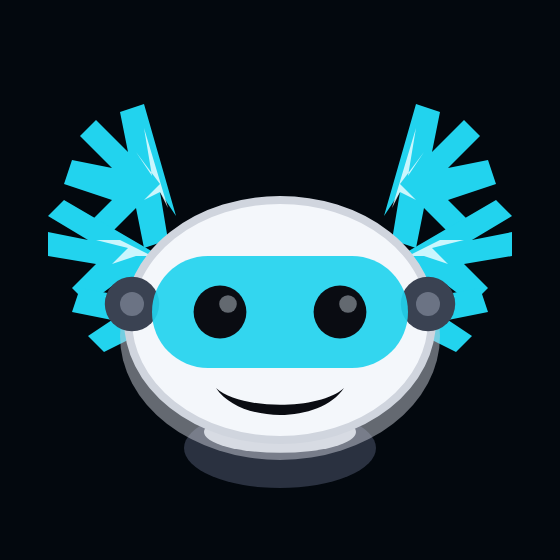 Pools y Albercas axolotl mascot
